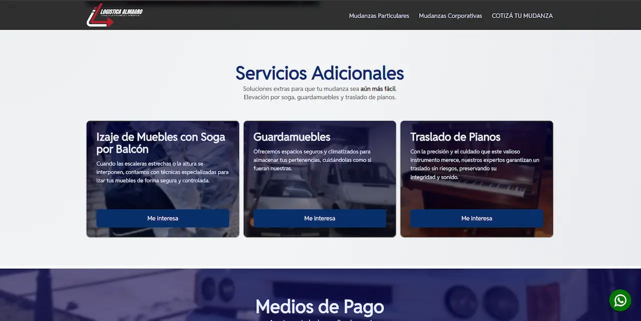 Logistica Almagro Web image